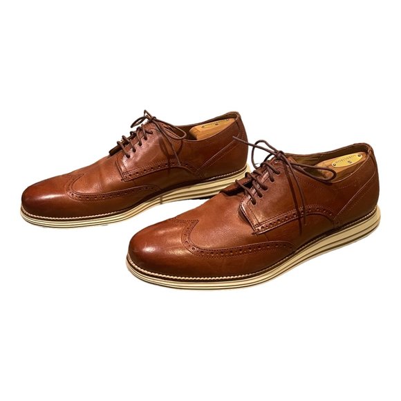Cole Haan Men’s 2.ZeroGrand Wingtip Oxford Size 13M in British Tan Leather main image 6